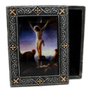 Ebros The Crucifixion Jesus Christ On The Cross Calvary Jewelry Box Trinket Figurine