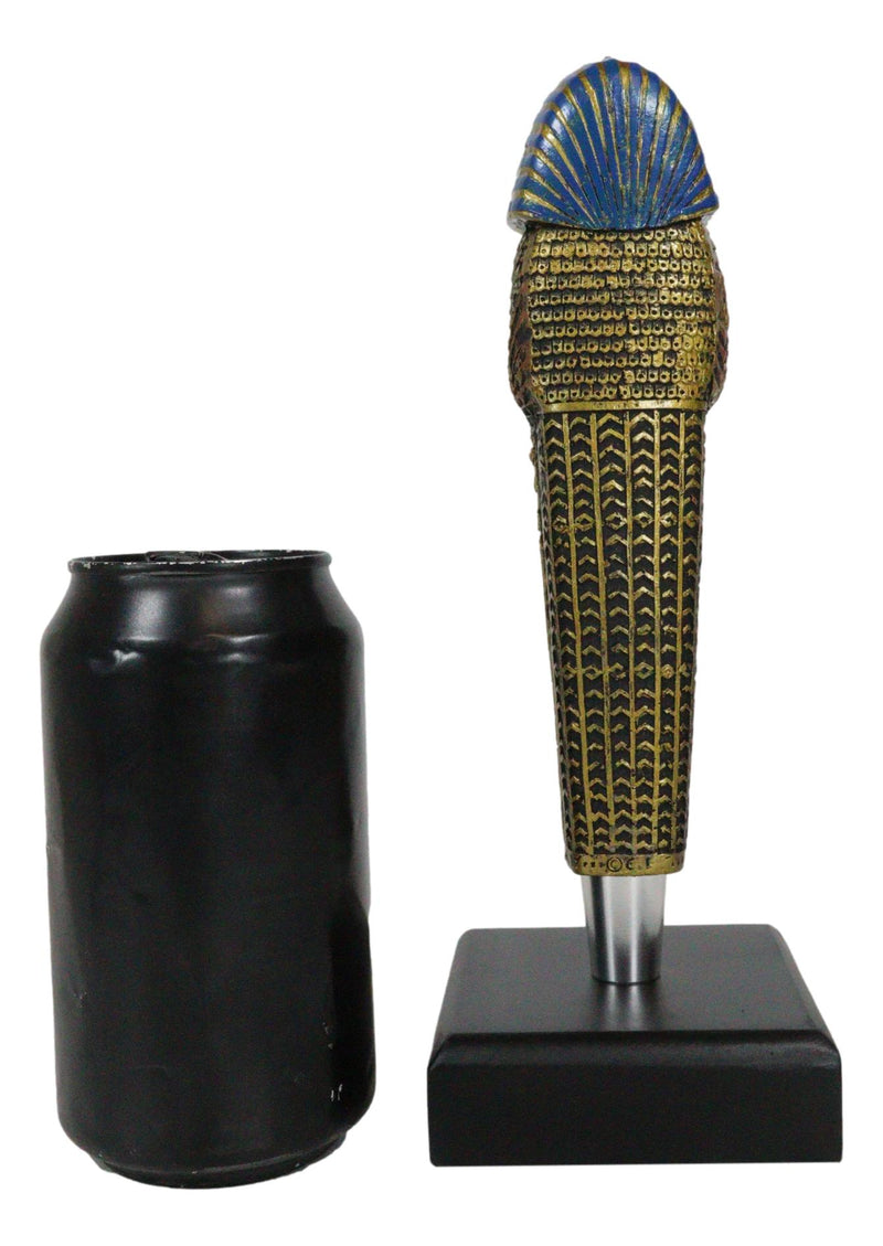 Ancient Egyptian King Pharaoh Tut Sarcophagus Novelty Beer Tap Handle Figurine