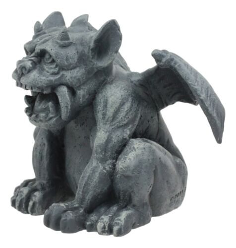 Gothic Fido The Fat Sabre Tooth Tiger Gargoyle Figurine Small Fantasy Decor