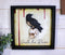 Quoth The Raven Edgar Poe Nevermore Black Crow On Skull Wall Decor Picture Frame