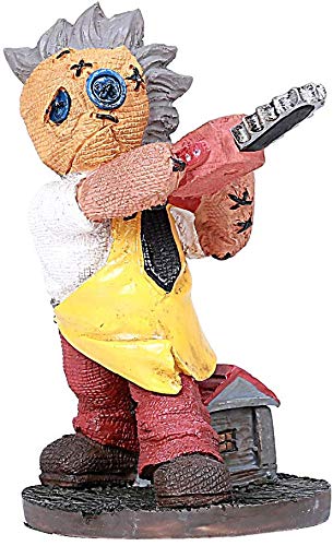 Ebros Pinheadz Monster with Voodoo Stitches Figurine 4.25"H Chainsaw Devil