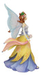 Spring Season Fairy In Sunflower Gown With Scepter Of Blossom Collector Figurine