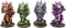 Ebros Gift Set of 4 Whimsical Wyrmling Baby Dragons Bobblehead Small Figurines