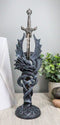 Ebros Gift Celtic Slitherin Dragon Holding Excalibur Sword Letter Opener Figurine