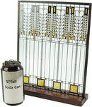 Ebros Frank Lloyd Wright Tree of Life Stained Glass 11.5" x 9.5" Desktop Plaque - Ebros Gift
