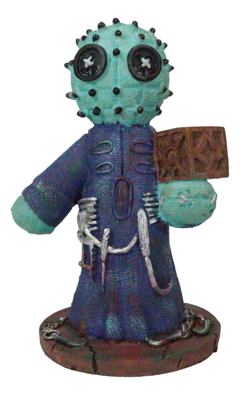 Ebros Pinheadz Monster with Voodoo Stitches Figurine 4.25"H (Pinhead Hellbound)