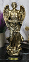 Byzantine Catholic Church Archangel Gabriel With Sacred Scroll Statue 8"Tall