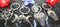 Pack of 24 Metal Wicca Occult Triple Moon Pentagram Coffin Planchette Keychains