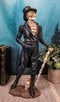 Ebros Skeleton Gentleman Groom in Steampunk Tuxedo and Top Hat Figurine 13"H