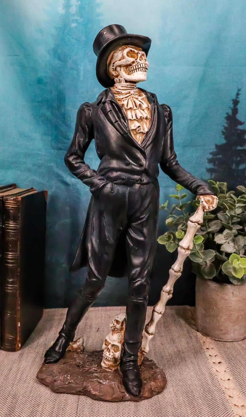 Ebros Skeleton Gentleman Groom in Steampunk Tuxedo and Top Hat Figurine 13"H