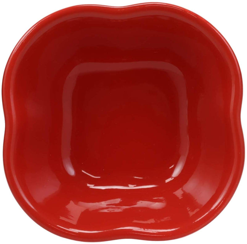 Ebros Ceramic Red Bell Pepper Vegetable 12oz Bowl Condiments Container SET OF 2