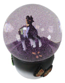 Trail Of Painted Ponies Western Black Beauty Butterflies Horse Water Globe Decor