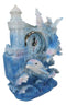 Nautical Marine Bottlenose Dolphins Family By Ocean Atlantis Waves Table Clock