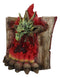 Pentagram Star Green Dragon of Bibliography On Spell Book With LED Fire Breath