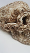 Skull Engraved with Floral Patterns Collectible Desktop Figurine Gift 6 Inch