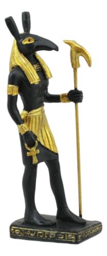 Egyptian God Of Chaos And Desert Seth Dollhouse Miniature Statue Gods Of Egypt - Ebros Gift