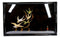 Japanese Flying Cranes 19" by 12" Large Black Lacquer Serving Tray With Handles