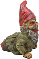 Walking Dead Standing And Crawling Zombie Gnomes With Severed Limbs Statue Set