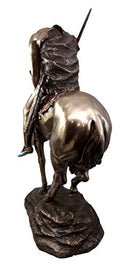 Ebros Large Detailed End of The Trail Statue 23"Tall Brave Indian Native Warrior