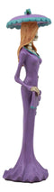 Ebros Steampunk Aristocrat Lady In Purple Skeleton Statue Day Of The Dead Baroness