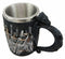 Ebros Gift Medieval Renaissance Dragon Iron Throne Of Swords Coffee Mug Drinking Beer Stein Tankard Cup