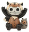 Larger Furry Bones Hugh The Skunk Bear Wolverine Voodoo Skeleton Figurine 3.5"H