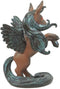 Ebros Fantasy Fairy Tale Pegasus Horse Figurine Shelf Decor (Brown Beauty Clair)