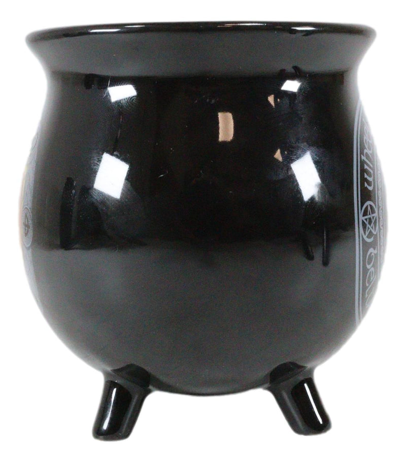 Wicca Sabbats Wheel of The Year Beltane Dragon Heat Color Changing Cauldron Mug