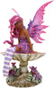 Amy Brown Gothic Manga Magenta Fairy Sculpture Figurine Whimsical Wild Forest