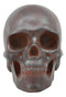 World War Green Beret Army Rusted Skull Statue 7"Long Military Skeleton Cranium