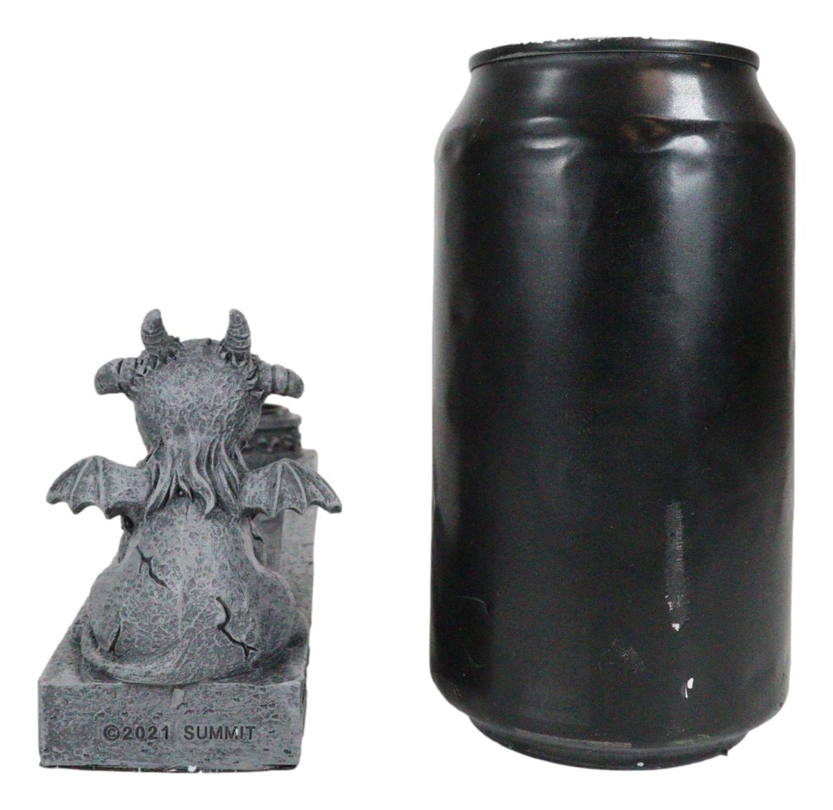 Gothic Fantasy Winged Baphomet Goat Gargoyle Incense Burner And Candle Holder