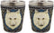 Ebros Full Moon Alpha Wolf 2-Ounce Shot Glass SET OF 2