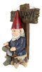 Ebros Grinchy Rude Angry Gnome With Axe Welcome Statue Home Greeter Unwelcome