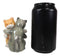 Ebros Ceramic Yellow And Gray Cats Couple Hugging Dancing Salt Pepper Shakers Set
