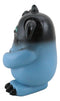 Underbedz Blue Black Zorg The 4 Eyed Alien Monster With Droopy Horns Figurine