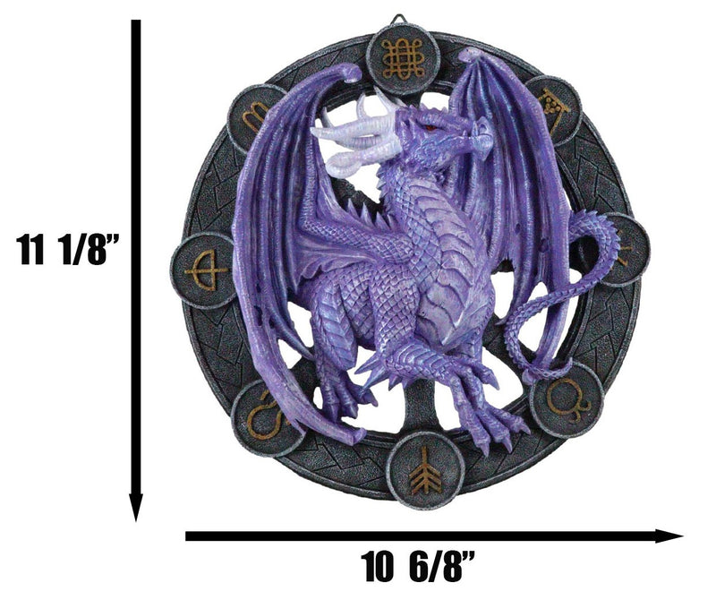 Samhain Drake Hallows Eve Wheel of The Year Sabbats Of The Dragon Wall Decor