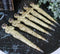 Pack Of 6 Egyptian Bandage Wrapped Mummy Sarcophagus Sculptural Ballpoint Pens