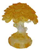 Translucent Feng Shui Golden Money Prosperity Tree Statue Luck Wealth Talisman