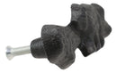 Cast Iron Rustic Western Black Bear Drawer Cabinet Door Pulls Hardware 12 Pack