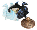 Ebros Gift Night And Day Contrasting Dual Dragons Decorative Trinket Jewelry Box