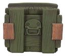 Patriotic Military Style Ammo Crate Utility Faux Wood Decorative Box Figurine