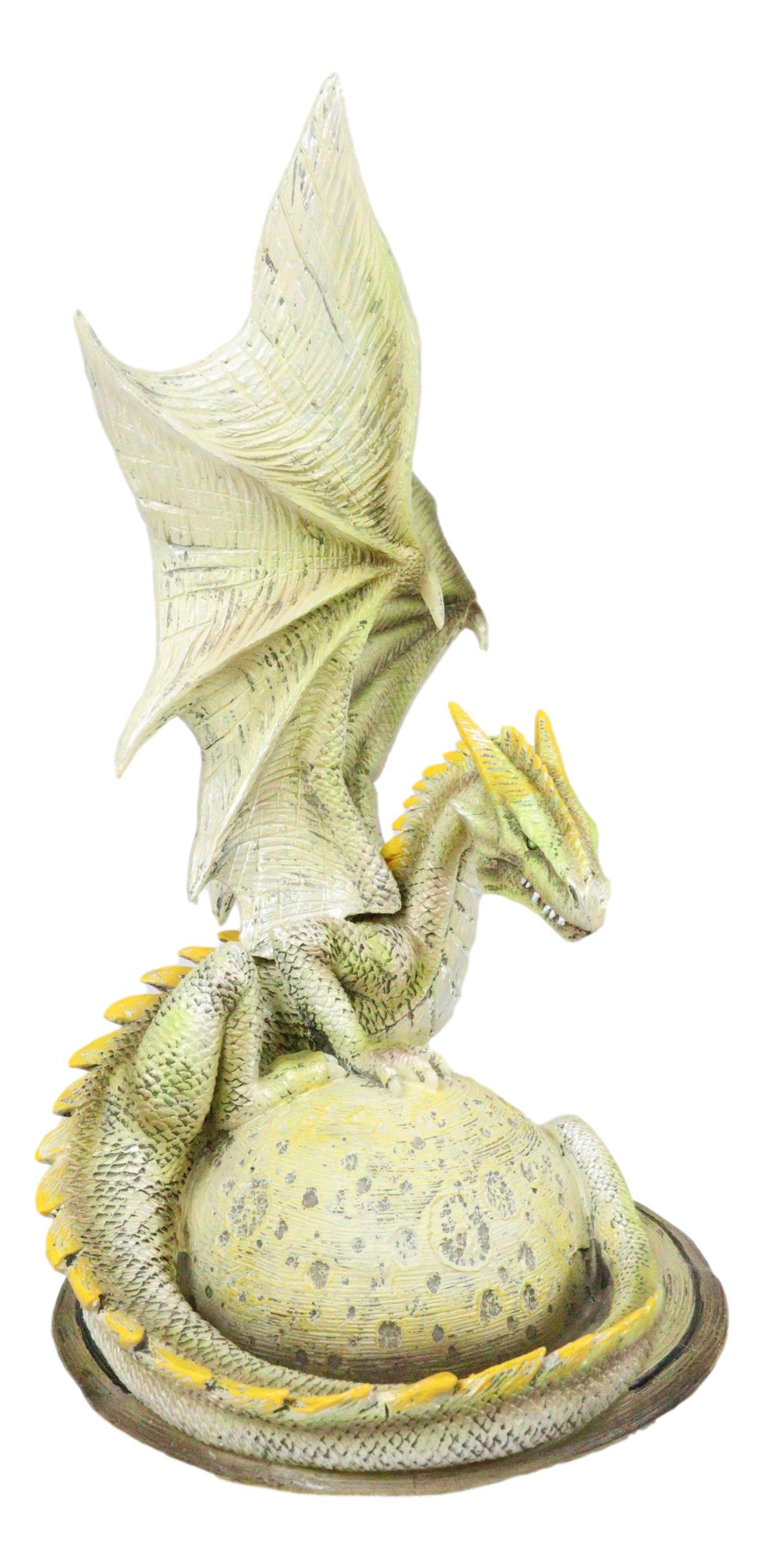 Ebros Celestial Solar Galaxy Planet Saturn Terrestrial Guardian Dragon Figurine Decor