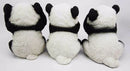 Ebros Wise See Hear Speak No Evil Giant China Pandas Set of 3 Figurines 5.75"H