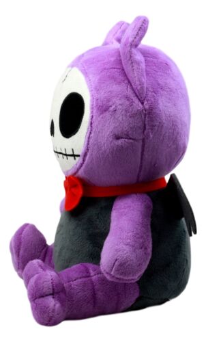 Furry Bones Skeleton Flappy The Bat With Red Bow Tie Plush Toy Doll Collectible