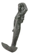 Ebros Gift 6"H Mermaid Cast Iron Rustic Wall Coat Hook For Keys Leashes Hats (1)