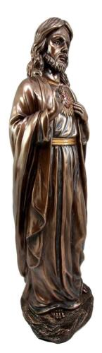 Ebros Gift Large Sacred Heart of Jesus Christ Figurine 18.25" H Roman Catholic Devotion Sculpture