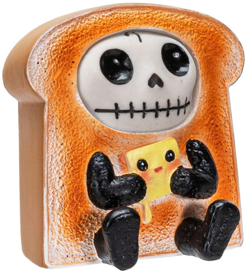 Ebros Furrybones Toasty Figurine in Bread Toast Costume 3 Inch Tall Collectible