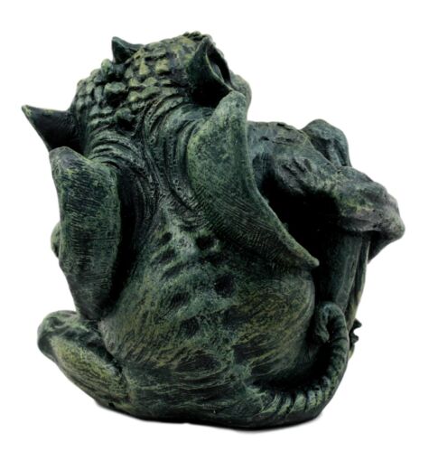 Cool Devilish Collectible Winged Toad Troll Gargoyle Figurine Sinister Doubter