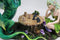 Ebros Amy Brown Elf Earth Fairy With Green Dragon Playing Chess Statue 7"H