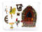 Mini Fairy Garden Door Well Duck Gnome Bridge Table Mushroom 8 Piece Starter Kit